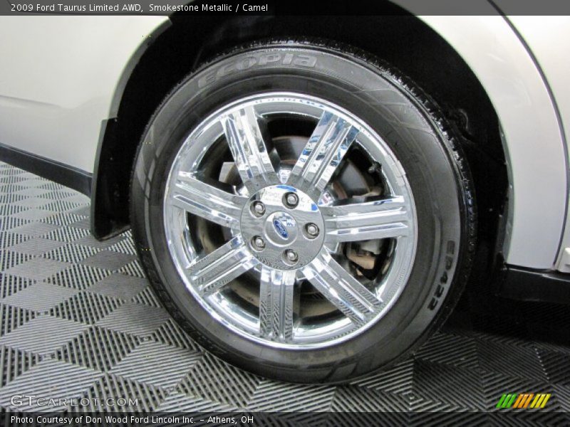Smokestone Metallic / Camel 2009 Ford Taurus Limited AWD