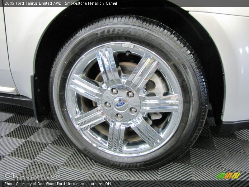Smokestone Metallic / Camel 2009 Ford Taurus Limited AWD