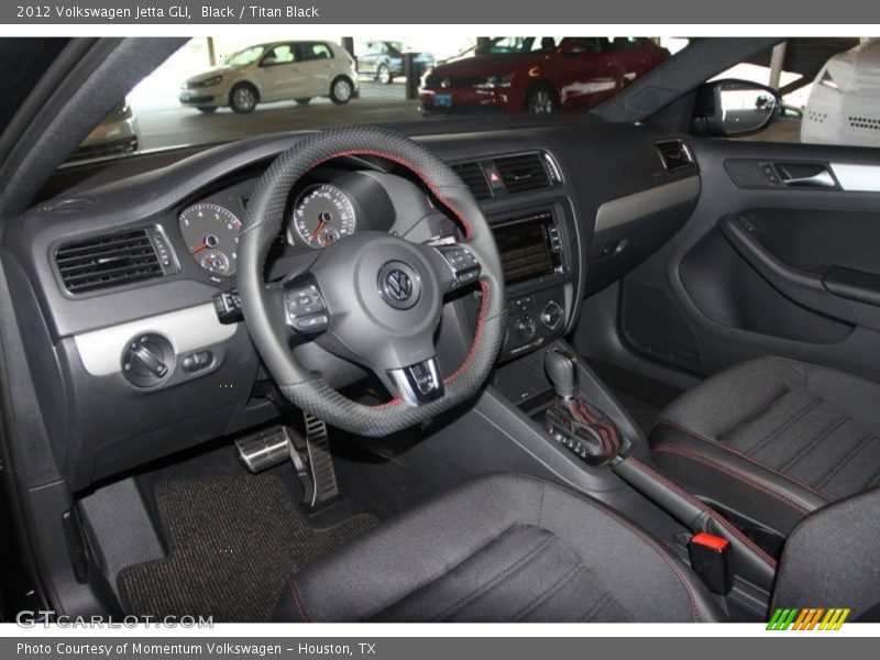 Black / Titan Black 2012 Volkswagen Jetta GLI