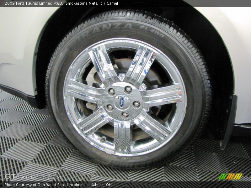 Smokestone Metallic / Camel 2009 Ford Taurus Limited AWD