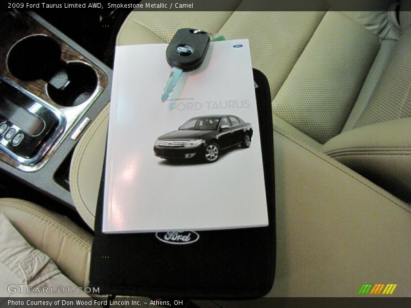 Smokestone Metallic / Camel 2009 Ford Taurus Limited AWD