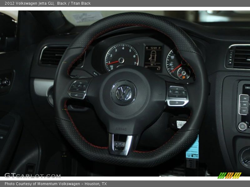 Black / Titan Black 2012 Volkswagen Jetta GLI