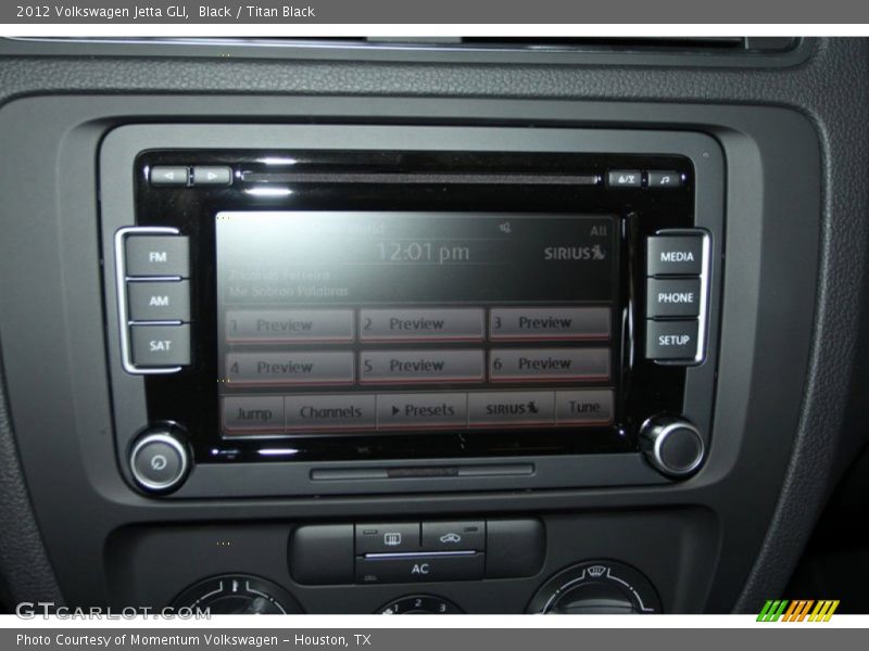 Black / Titan Black 2012 Volkswagen Jetta GLI