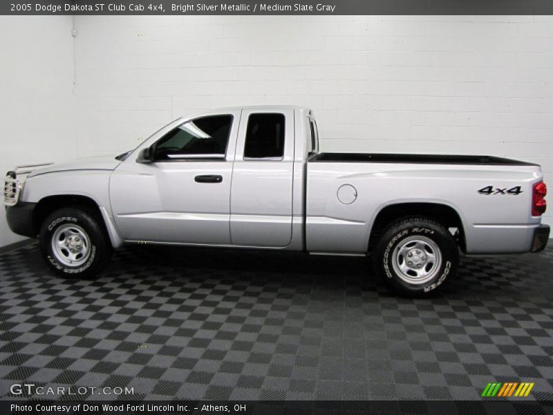  2005 Dakota ST Club Cab 4x4 Bright Silver Metallic