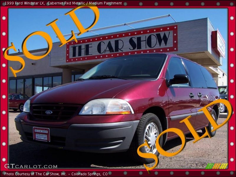 Cabernet Red Metallic / Medium Parchment 1999 Ford Windstar LX