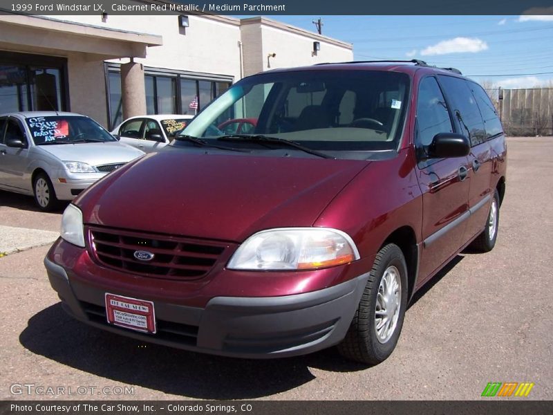 Cabernet Red Metallic / Medium Parchment 1999 Ford Windstar LX