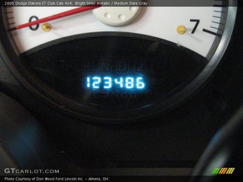 Bright Silver Metallic / Medium Slate Gray 2005 Dodge Dakota ST Club Cab 4x4