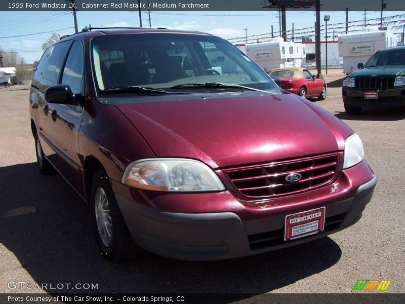 Cabernet Red Metallic / Medium Parchment 1999 Ford Windstar LX