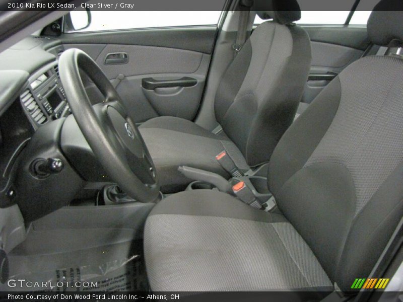 Clear Silver / Gray 2010 Kia Rio LX Sedan