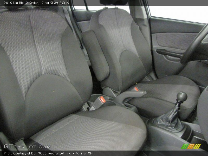 Clear Silver / Gray 2010 Kia Rio LX Sedan