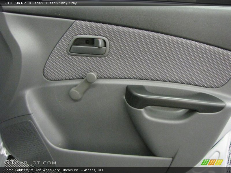 Clear Silver / Gray 2010 Kia Rio LX Sedan
