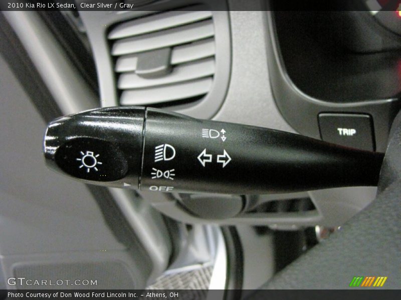 Clear Silver / Gray 2010 Kia Rio LX Sedan