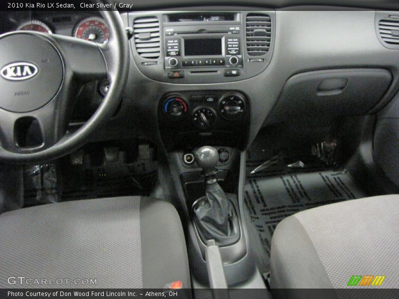 Clear Silver / Gray 2010 Kia Rio LX Sedan