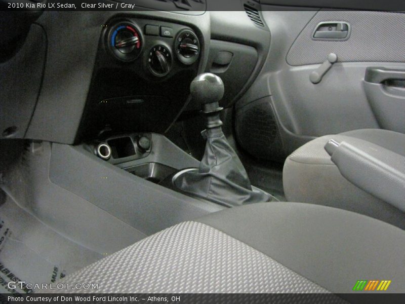 Clear Silver / Gray 2010 Kia Rio LX Sedan