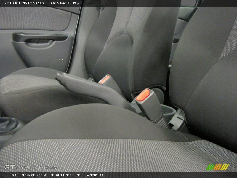 Clear Silver / Gray 2010 Kia Rio LX Sedan