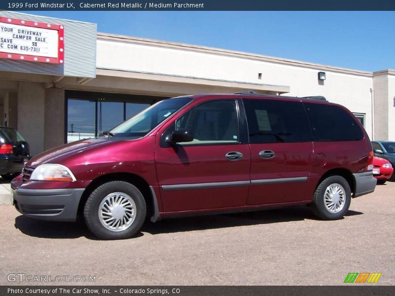 Cabernet Red Metallic / Medium Parchment 1999 Ford Windstar LX