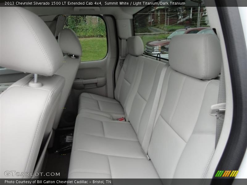 Summit White / Light Titanium/Dark Titanium 2013 Chevrolet Silverado 1500 LT Extended Cab 4x4