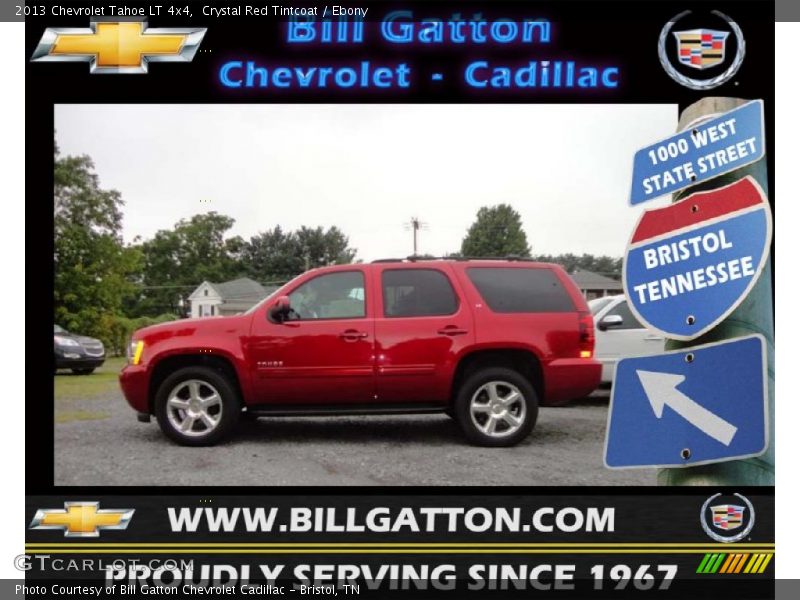 Crystal Red Tintcoat / Ebony 2013 Chevrolet Tahoe LT 4x4