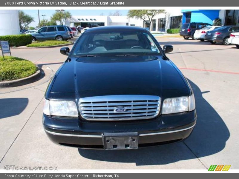 Black Clearcoat / Light Graphite 2000 Ford Crown Victoria LX Sedan