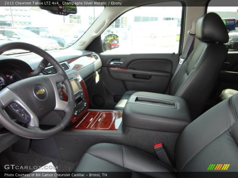 Front Seat of 2013 Tahoe LTZ 4x4