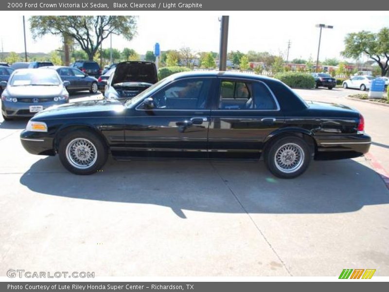Black Clearcoat / Light Graphite 2000 Ford Crown Victoria LX Sedan