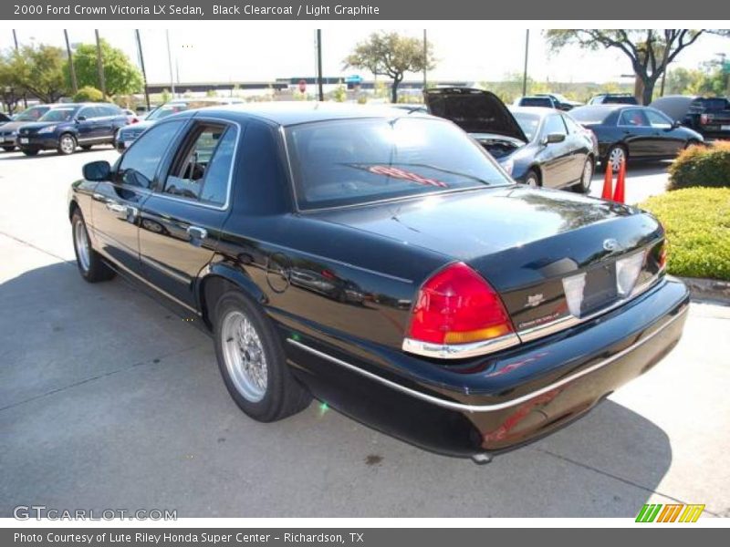 Black Clearcoat / Light Graphite 2000 Ford Crown Victoria LX Sedan
