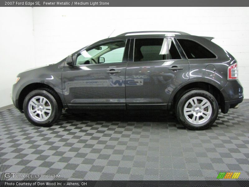 Pewter Metallic / Medium Light Stone 2007 Ford Edge SE