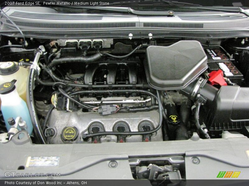 Pewter Metallic / Medium Light Stone 2007 Ford Edge SE