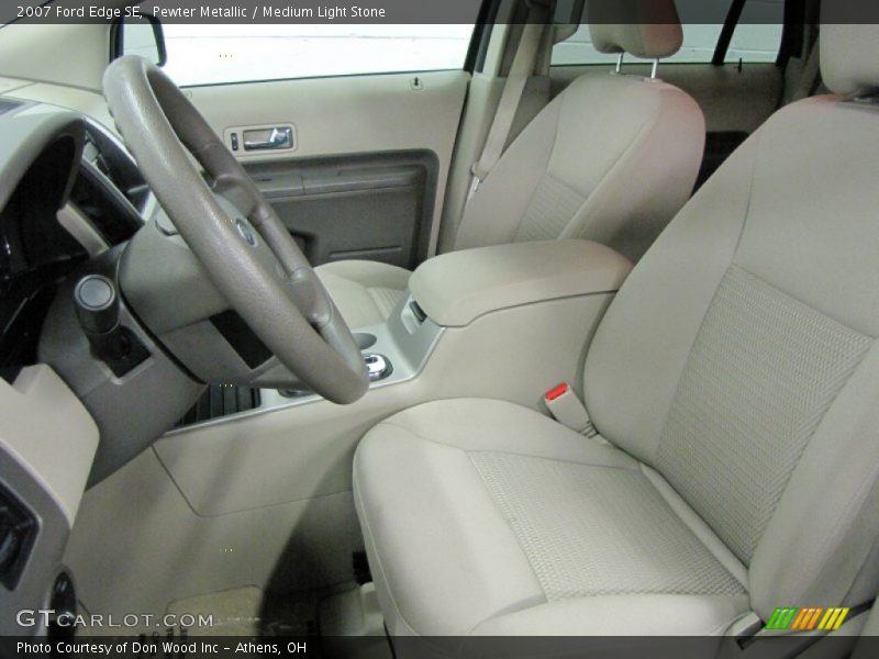 Pewter Metallic / Medium Light Stone 2007 Ford Edge SE