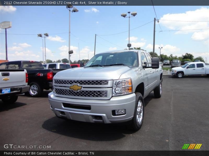 Silver Ice Metallic / Ebony 2012 Chevrolet Silverado 2500HD LTZ Crew Cab 4x4