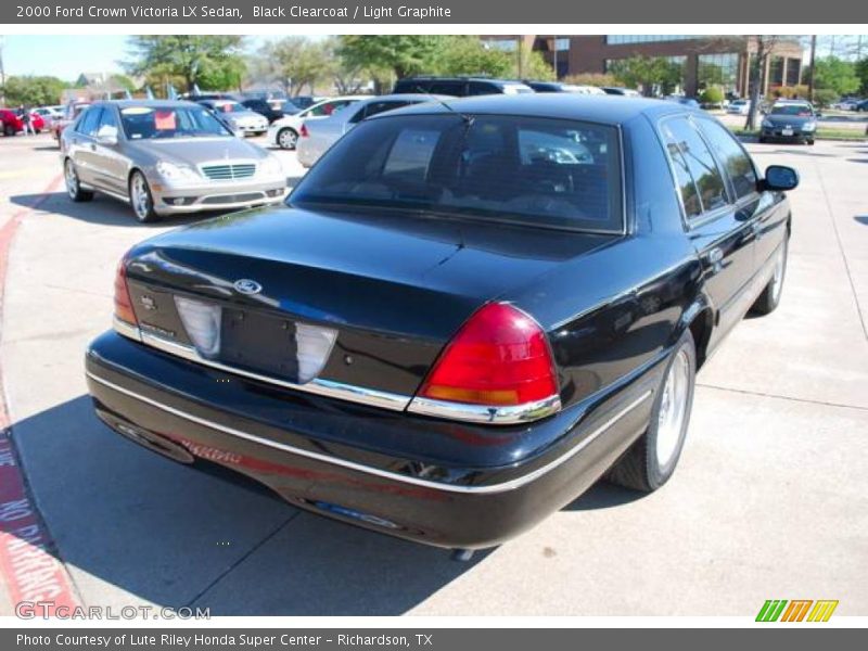 Black Clearcoat / Light Graphite 2000 Ford Crown Victoria LX Sedan