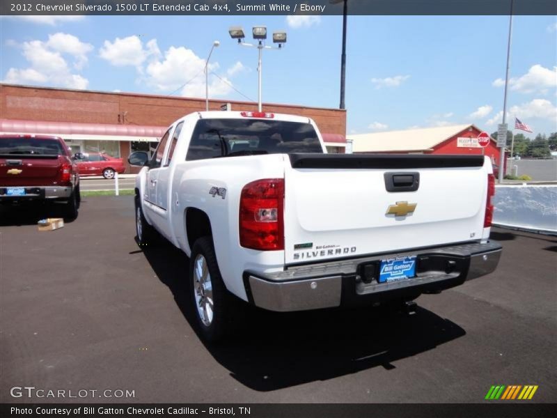 Summit White / Ebony 2012 Chevrolet Silverado 1500 LT Extended Cab 4x4