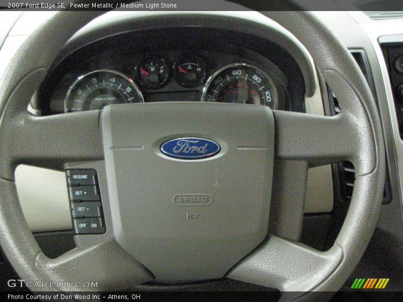 Pewter Metallic / Medium Light Stone 2007 Ford Edge SE