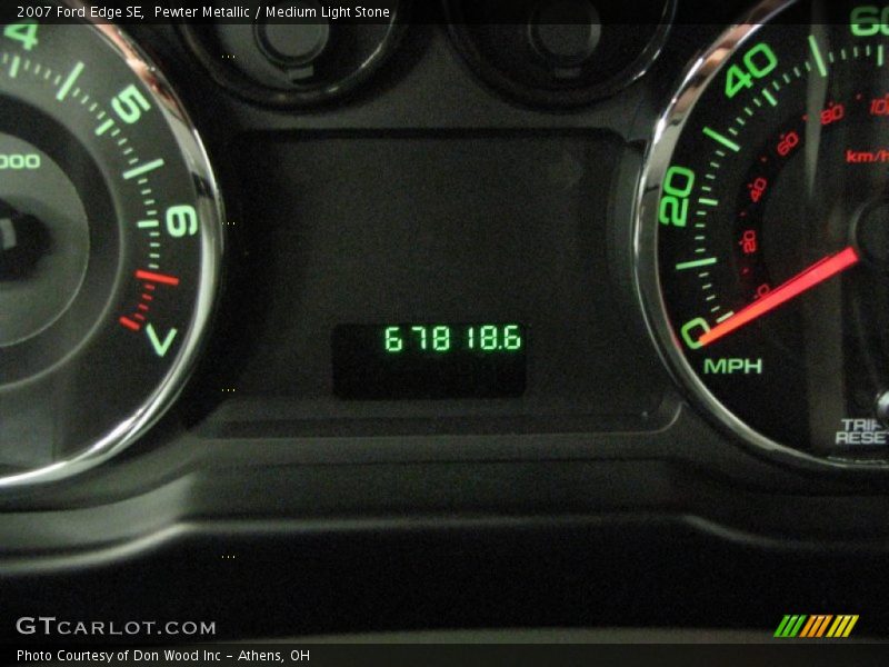 Pewter Metallic / Medium Light Stone 2007 Ford Edge SE