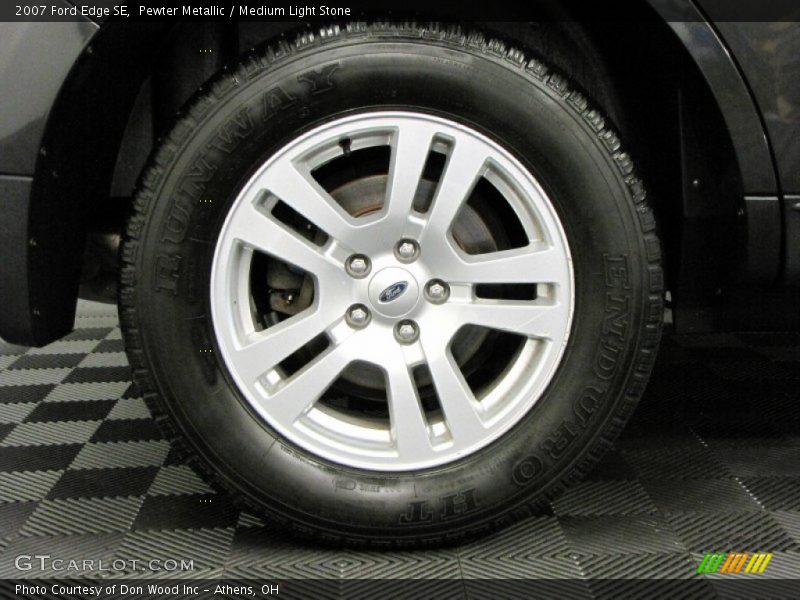 Pewter Metallic / Medium Light Stone 2007 Ford Edge SE
