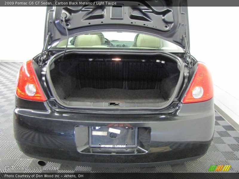 Carbon Black Metallic / Light Taupe 2009 Pontiac G6 GT Sedan