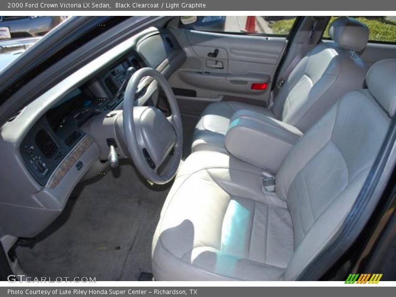 Black Clearcoat / Light Graphite 2000 Ford Crown Victoria LX Sedan