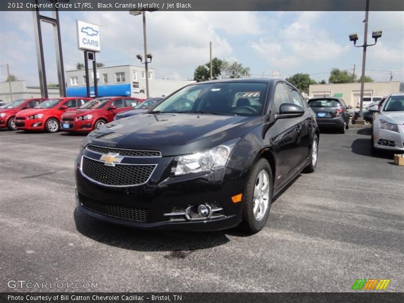 Black Granite Metallic / Jet Black 2012 Chevrolet Cruze LT/RS