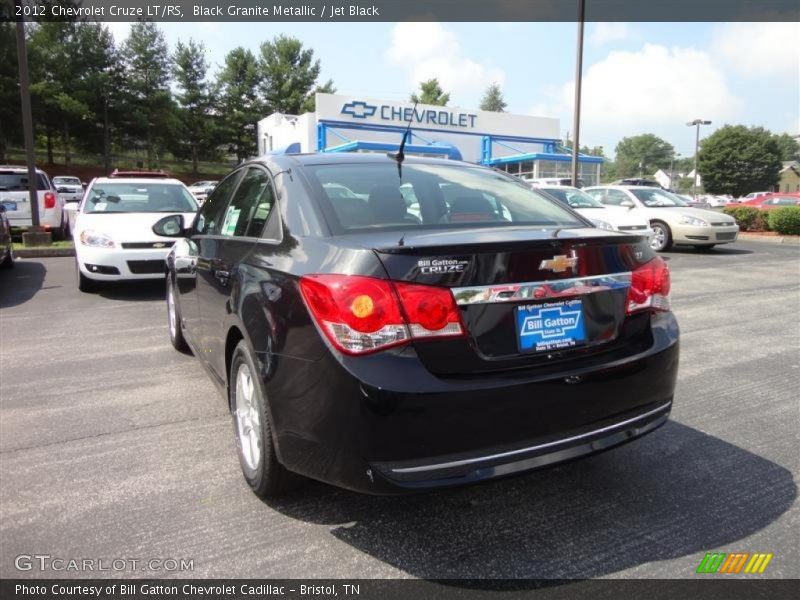 Black Granite Metallic / Jet Black 2012 Chevrolet Cruze LT/RS