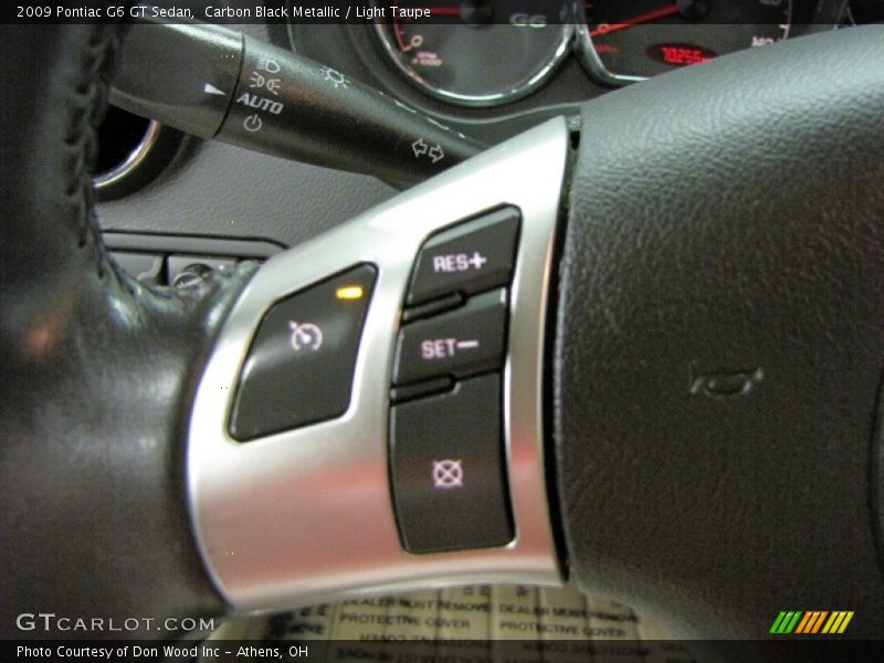 Carbon Black Metallic / Light Taupe 2009 Pontiac G6 GT Sedan