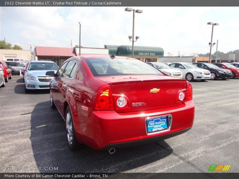 Crystal Red Tintcoat / Cocoa/Cashmere 2012 Chevrolet Malibu LT