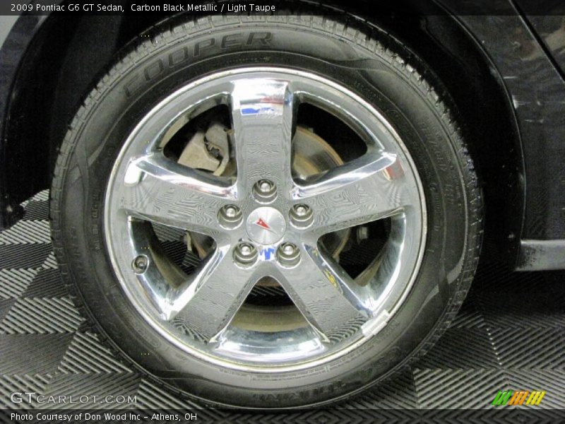 Carbon Black Metallic / Light Taupe 2009 Pontiac G6 GT Sedan