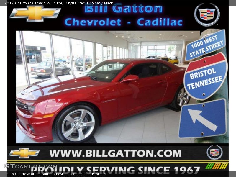 Crystal Red Tintcoat / Black 2012 Chevrolet Camaro SS Coupe