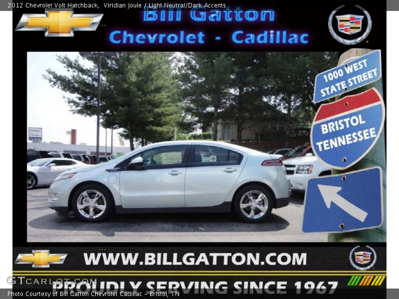 Viridian Joule / Light Neutral/Dark Accents 2012 Chevrolet Volt Hatchback