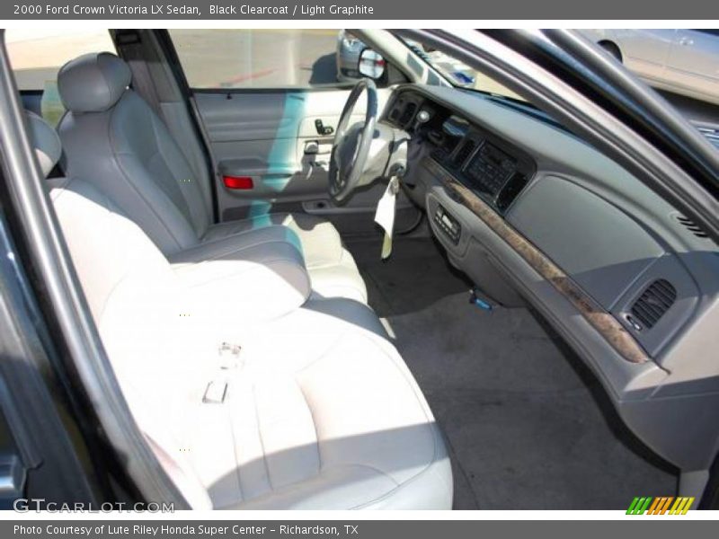 Black Clearcoat / Light Graphite 2000 Ford Crown Victoria LX Sedan