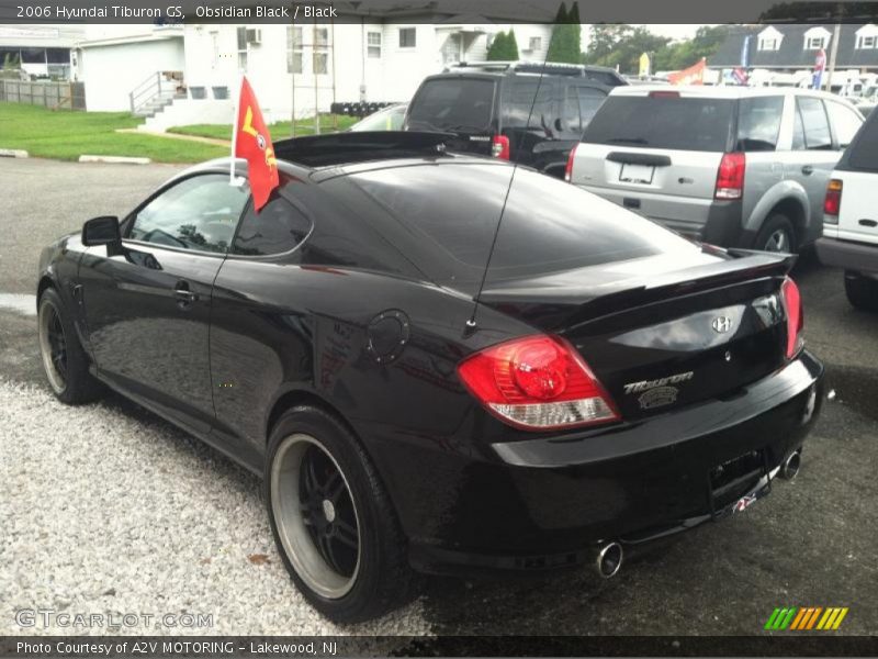 Obsidian Black / Black 2006 Hyundai Tiburon GS
