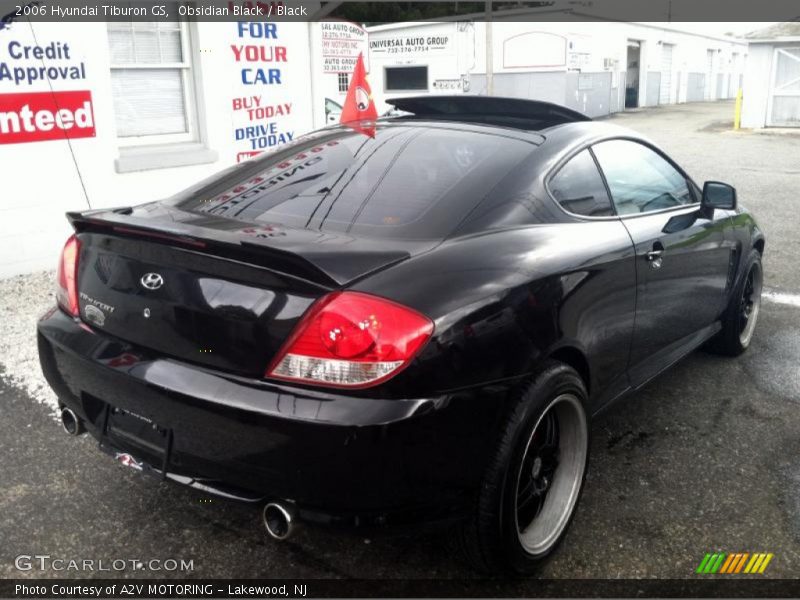 Obsidian Black / Black 2006 Hyundai Tiburon GS