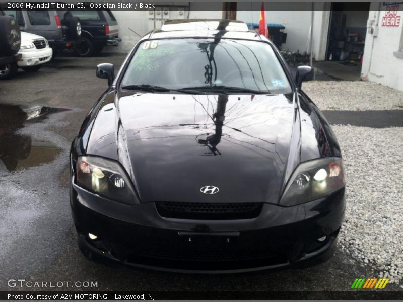 Obsidian Black / Black 2006 Hyundai Tiburon GS