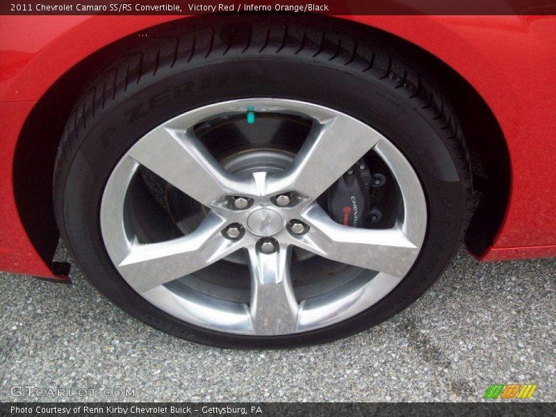 Victory Red / Inferno Orange/Black 2011 Chevrolet Camaro SS/RS Convertible