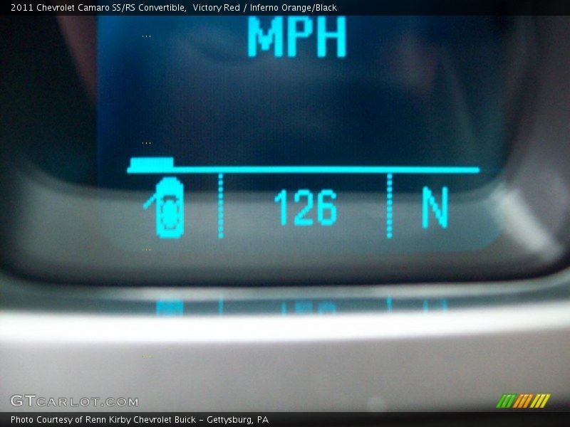 Victory Red / Inferno Orange/Black 2011 Chevrolet Camaro SS/RS Convertible